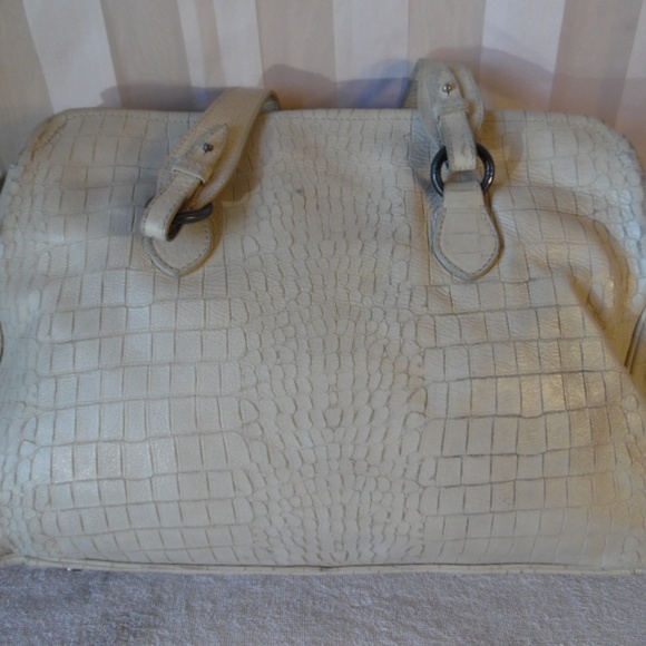 Etienne Aigner Distressed Satchel Shoulder Bag - Picture 3 of 8